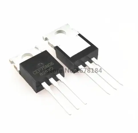 20 шт./лот CEP75N06 75N06 75A 60V TO-220 IC лучшее качество | Электронные компоненты и