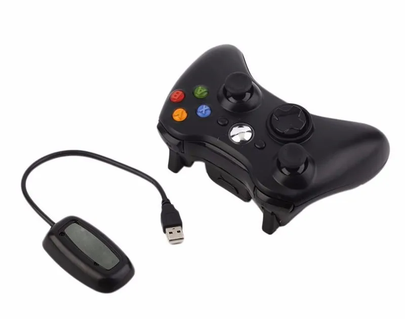 Геймпад для xbox 360 беспроводной/проводной контроллер для xbox 360 беспроводной джойстик для xbox 360 игровой контроллер Joypad - Цвет: 2.4G Black