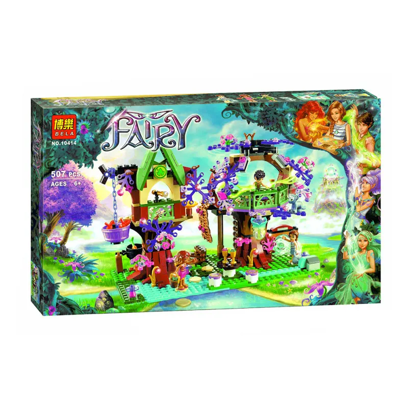 Bela Elves The Treetop Hideaway 41075 модель строительные блоки Дети DIY Кирпичи игрушки для детей