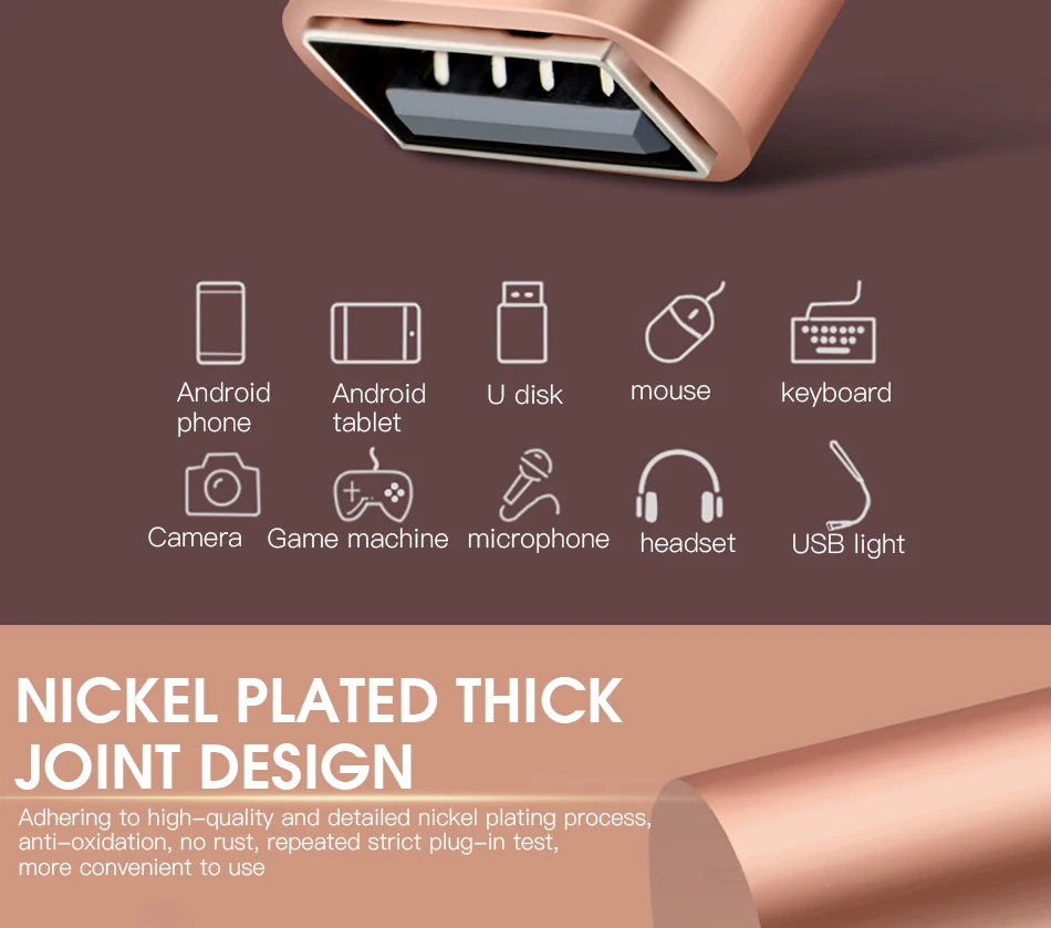 ACCEZZ Мини OTG адаптер Micro USB к USB 2,0 конвертер для Xiaomi huawei Android телефон кабель планшетный ПК флэш-накопитель мышь OTG