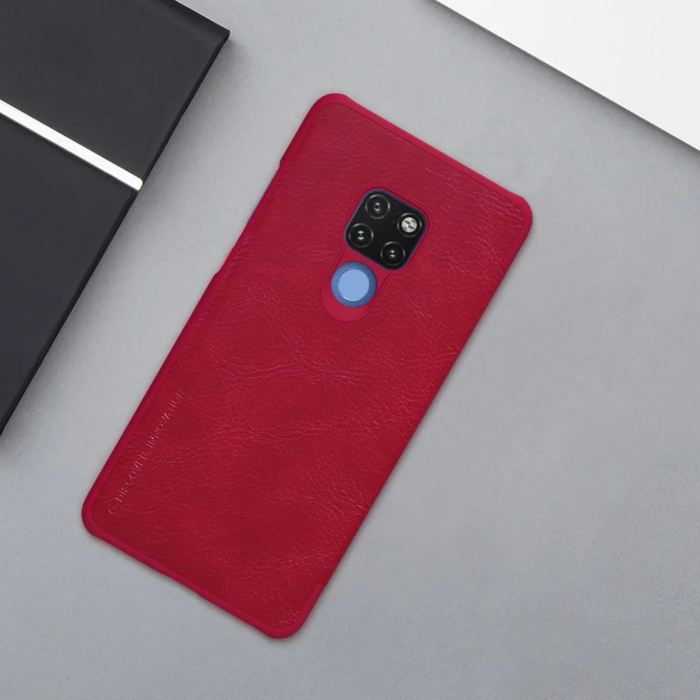 Чехол Nillkin Qin для Huawei Mate 20 кожаный чехол книжка Mate20 Роскошный деловой телефона Nilkin
