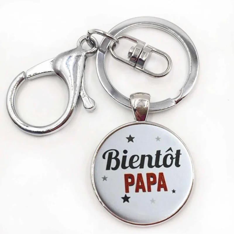 Новая мода je tɺime papa брелок Отцы подарки jɺi un super кольцо держатель для папы