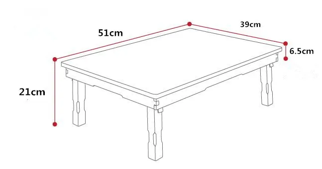 51x39x21cm Небольшая прямоугольная корейский стол откидная ножка Гостиная Чай таблицы традиционный Стиль Азиатский Античная мебель низкий обеденный деревянный стол - Цвет: 51x39x21cm