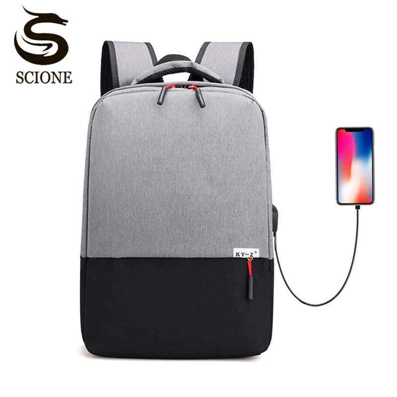 

New Fashion USB Charging High capacity laptop backpack for women Men school backpack Male Travel Shoulder Bag Mochila