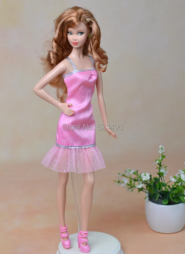 Платье + обувь новинка 2015 Оригинальная одежда вечернее платье наряд аксессуары