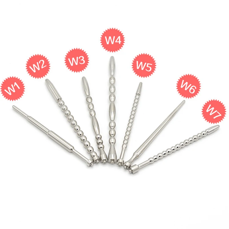 Электрошок для полового члена Электрический уретральный звук металлическое