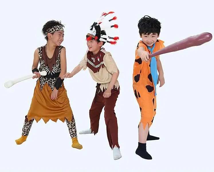 Детский индийский дикарский костюм для косплея древние костюмы выступлений