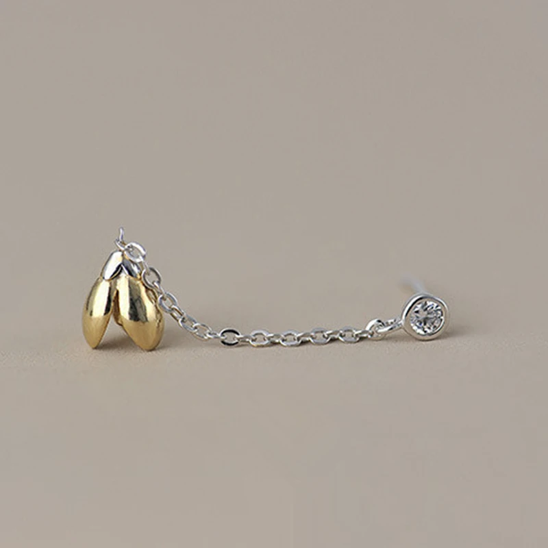 Unique Design Statement Magnolia Flower Drop Earrings for Women 925 Sterling Silver Needle Tassel Earring Fashion Jewelry | Украшения и