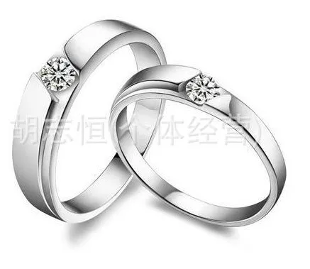 Bijoux SILVER пару Anneaux для женщин кольцо Мужчины продавец пар Обручальное Свадебные