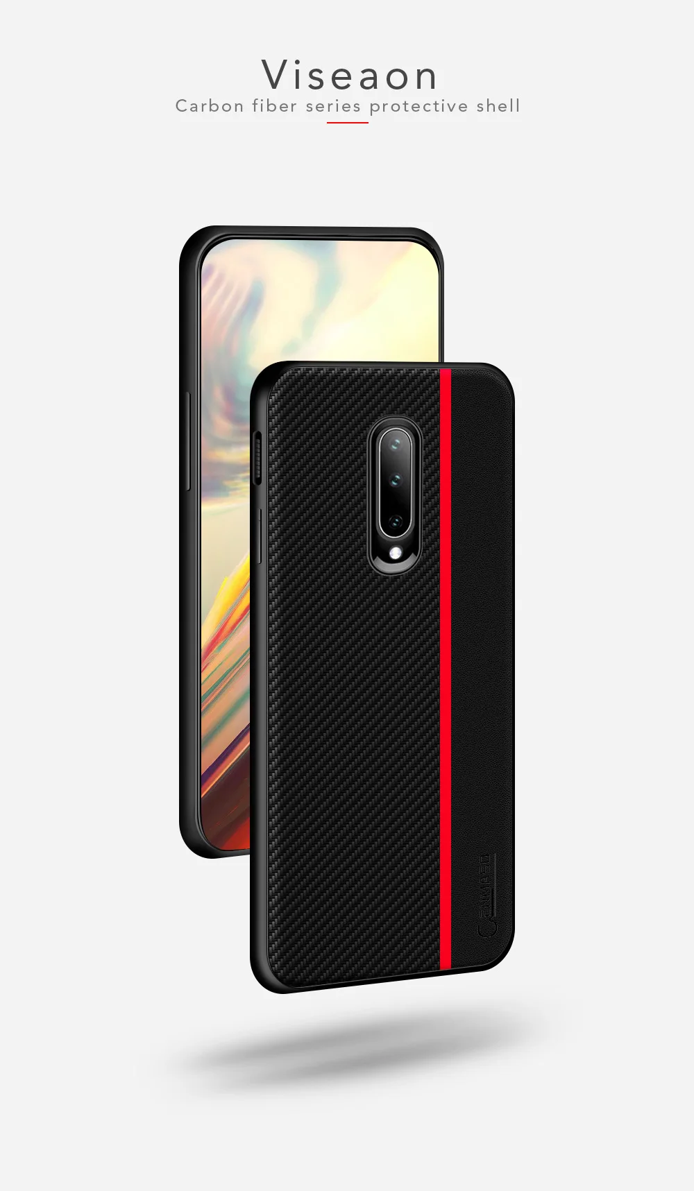 Для Oneplus 7 7T Pro Чехол Ультра тонкий волокнистый кожаный силиконовый мягкий край противоударный задний Чехол для Oneplus 7 5 6 5T 6T чехол