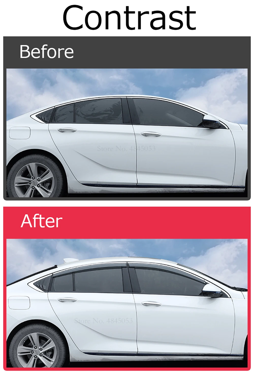 Для Buick Regal 2017 2018 2019 оконный козырек от солнца дождя ветра дефлектора тент щит