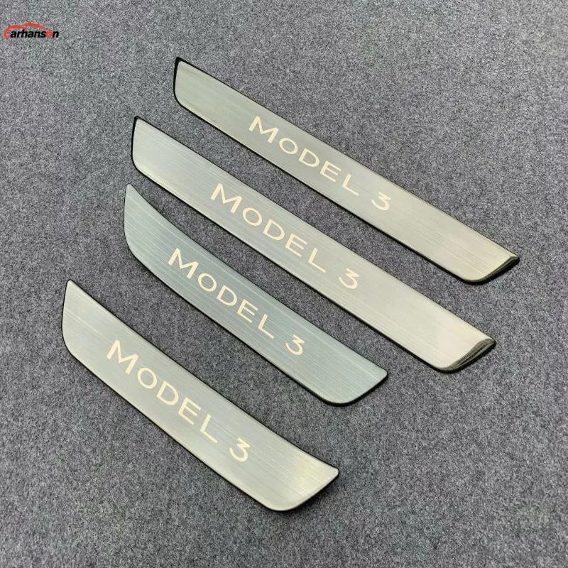Автомобильные аксессуары Стайлинг для Tesla Model 3 2017 2019 хромированная защитная