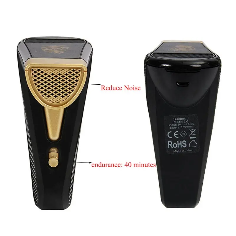 Мини USB мощность Bakhoor благовония горелка арабский Электрический перезаряжаемые