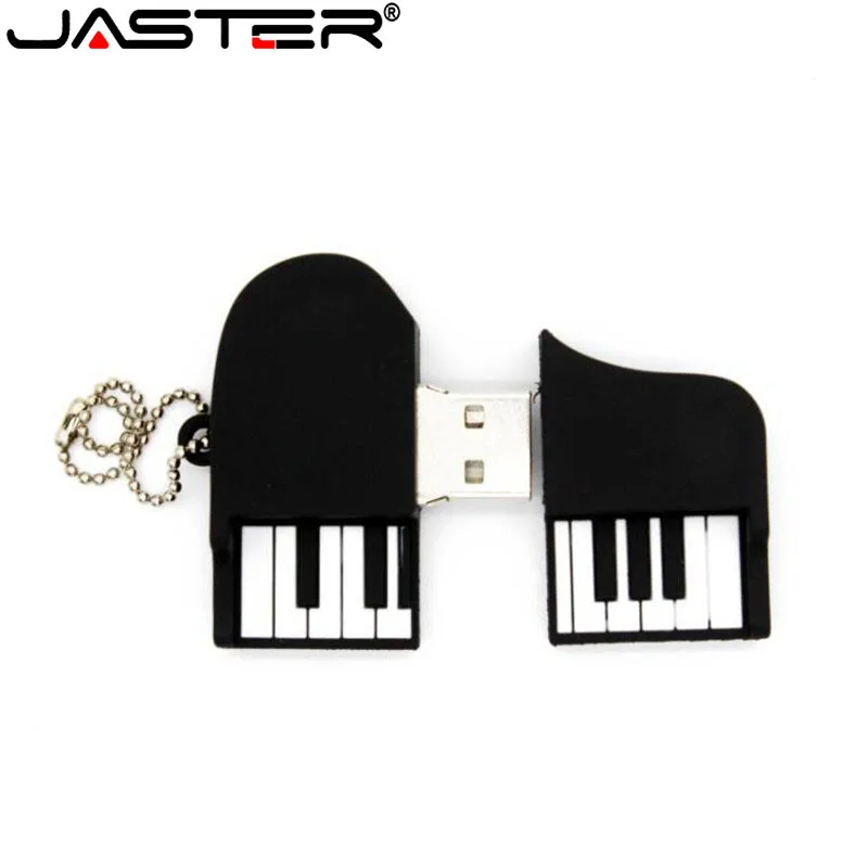 

JASTER new arrival promotion Fashion creative External Storage 4GB 8GB 16GB 32GB 64GB USB2.0 Cartoon Grand piano free delivery