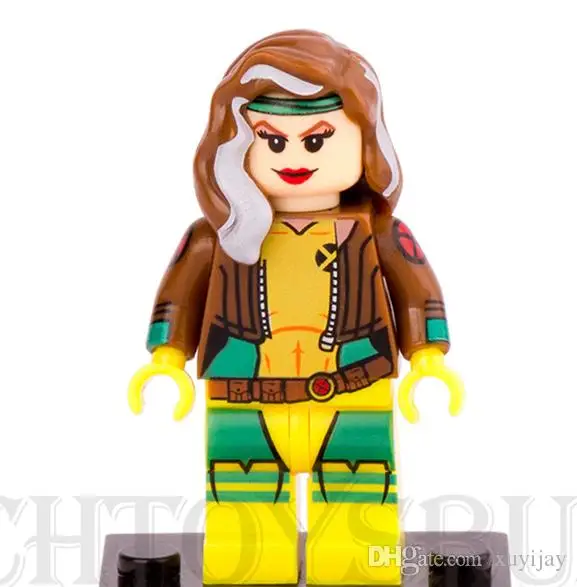 Распродажа X-MEN-апокалипсиса Rogue Marie Magneto Супер герои минифиг сборная модель сделай