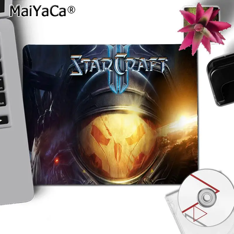MaiYaCa starcraft 2 Крылья Свободы маленькие игровые коврики для мыши Настольный коврик игровой коврик для мыши для ПК ноутбука - Цвет: No Lock Edge18x22cm