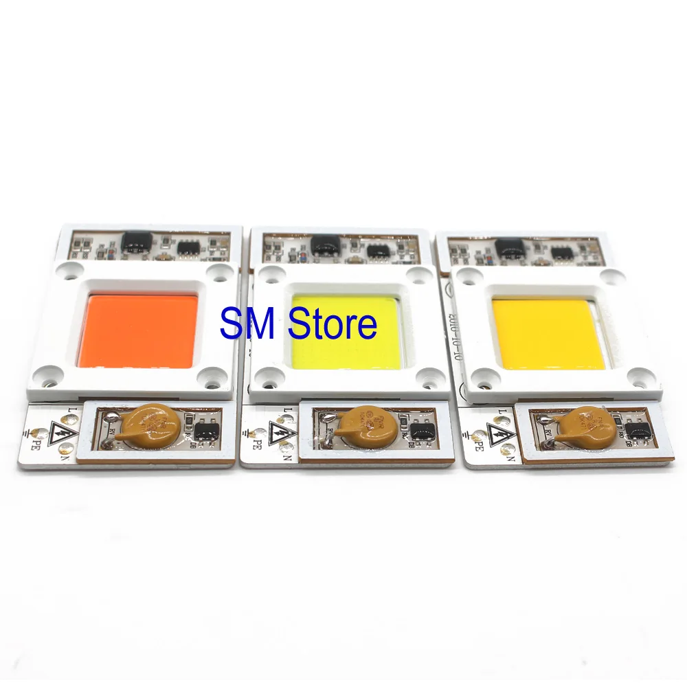 AC220V 50W LED Bulbs Chip For Plant Grow Light Full Spectrum 400nm-840nm 3000K-35000K Warm White Cold Excellent Quality | Освещение