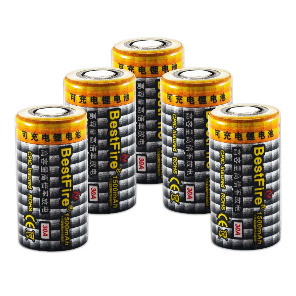 Bestfire 1500mAh 18350 батарея 3 7 V литий ионная аккумуляторная 30A для инструментов фонарика