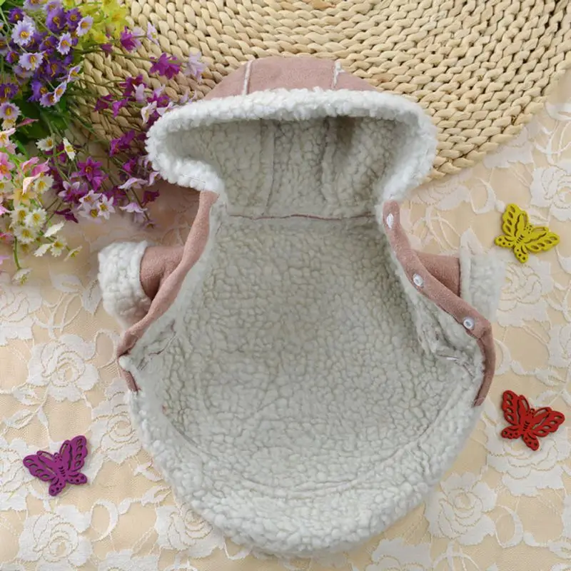 Осенне зимнее теплое пальто для маленьких собак и кошек куртка крутая