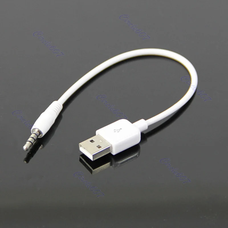 3,5 мм USB кабель синхронизации данных и зарядки адаптер для Apple iPod 2nd белый