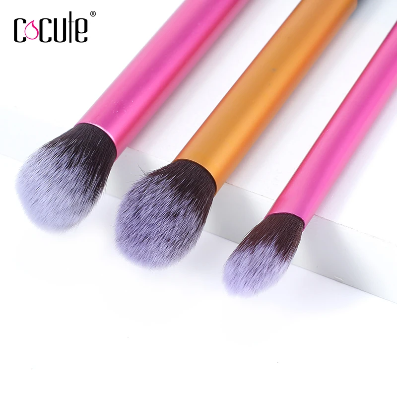 Cocute, профессиональная кисть для пудры, кисти для макияжа, уход за лицом, красота, косметическая основа, набор кистей для макияжа, хайлайтер, красная кисть