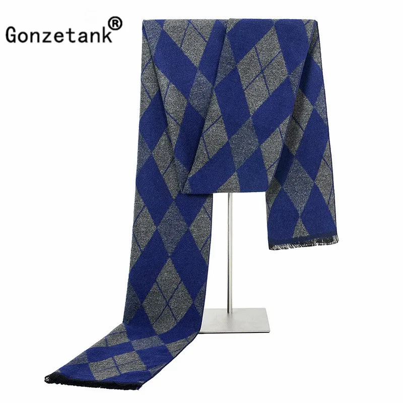 Gonzetank Элитный БРЕНД Новинка 2017 года мужские Зимний отдых Бизнес большой ромб