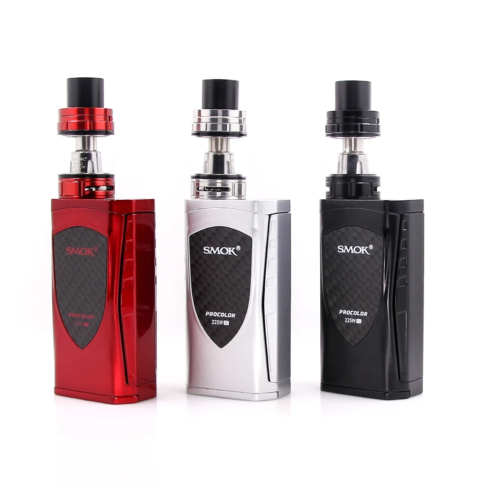 Оригинальный SMOK ProColor KIT 225W Pro цветной мод с батареей 5 мл TFV8 большой детский бак