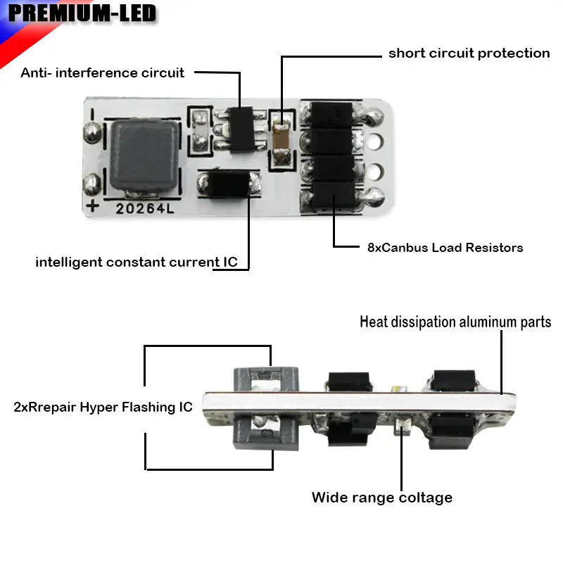 Без Hyper Flash 21 Вт Высокая мощность красный BAU15S 7507 PY21W светодиодные лампы для
