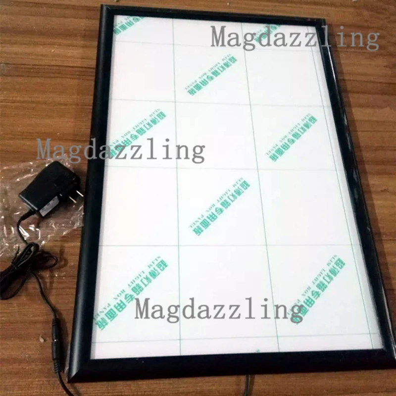 Тонкие черные алюминиевые светодиодные осветительные приборы A1 рекламные