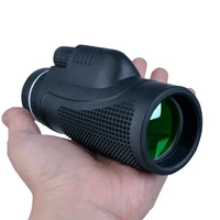 hd 40x60 monocular for mobile phone optical lenses green film telescope zoom outdoor hunting watching bird spotting scope