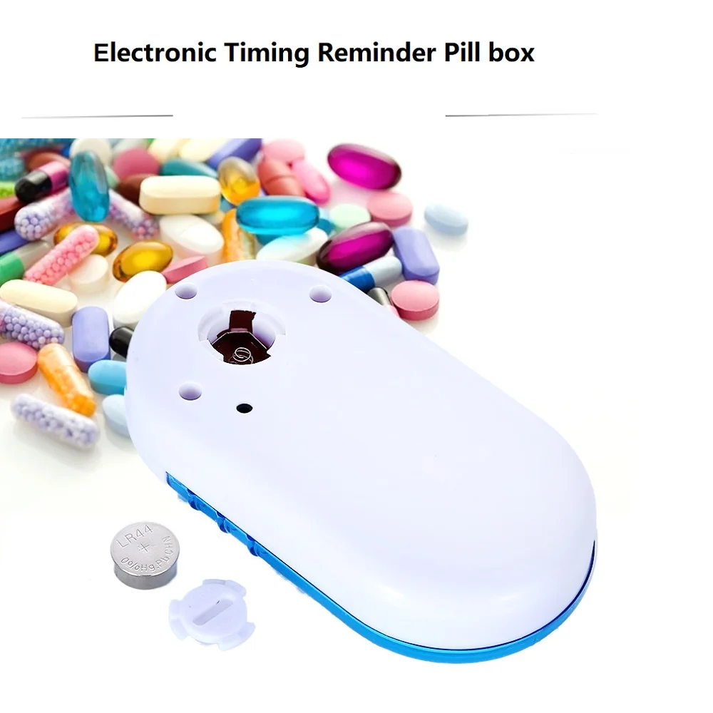 Портативный электронный сроки Pillbox Напоминание комплект напоминание для пожилых интеллектуальные таблетки случаях личной гигиены