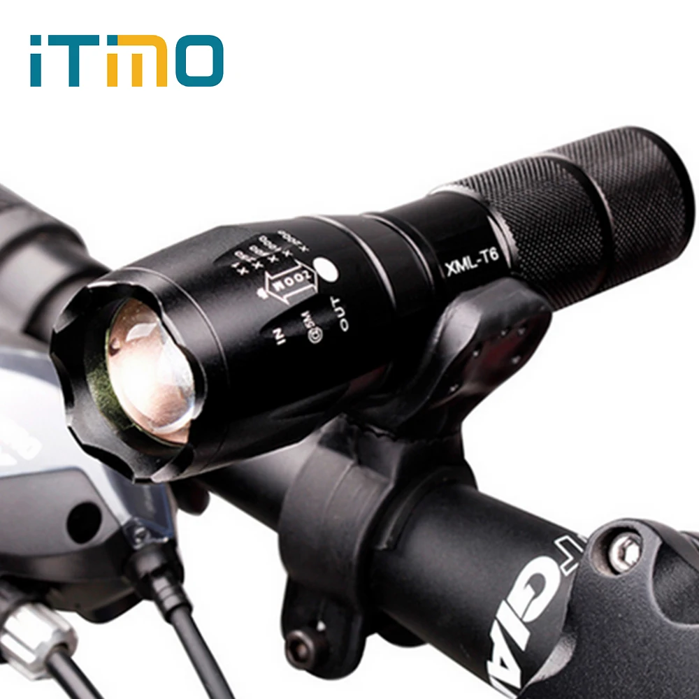 Фонарик ITimo с регулируемой яркостью светодиодный фонарик портативный фонарь для