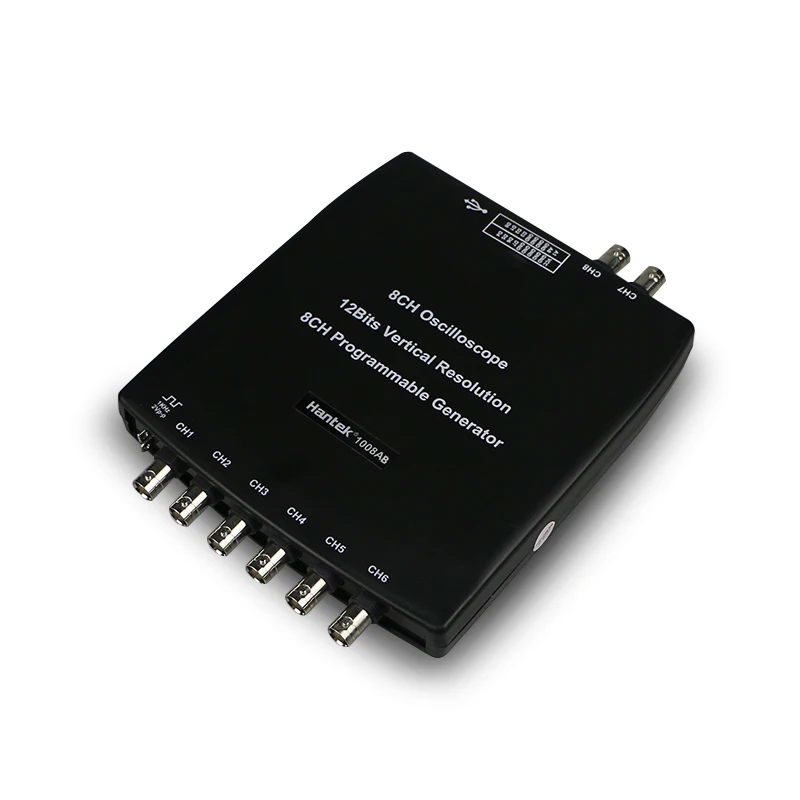Hantek 1008A 1008B 1008C 8CH USB Автоматический генератор сигналов Scopemeter 8 каналов