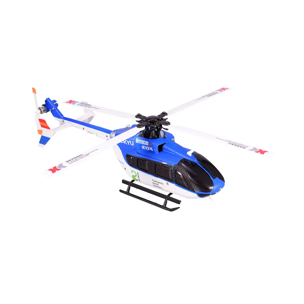 Wltoys XK EC145 K124 6 канальный бесщеточный двигатель RC вертолет 3D 6G система