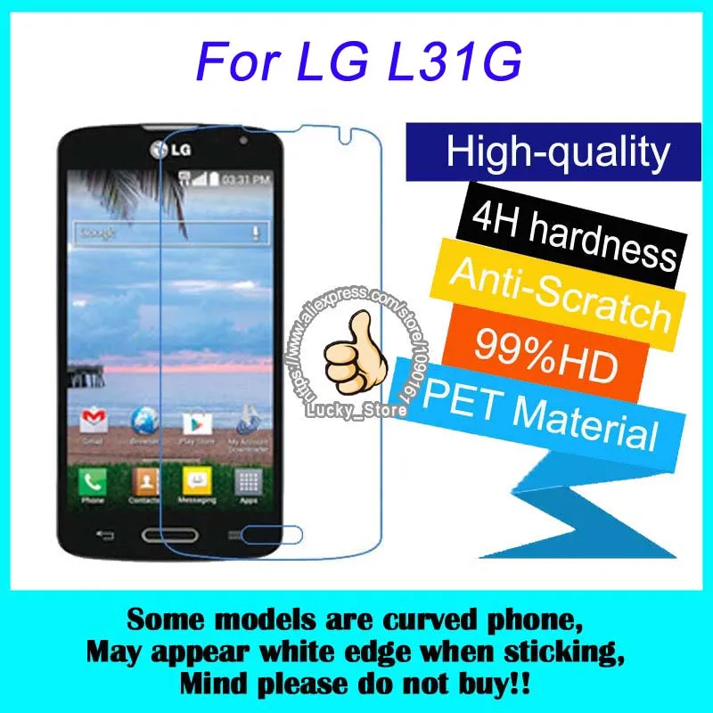 10 шт. для LG L306G высокий ясный Экран протектор L31G Глянцевая защитный Плёнки |