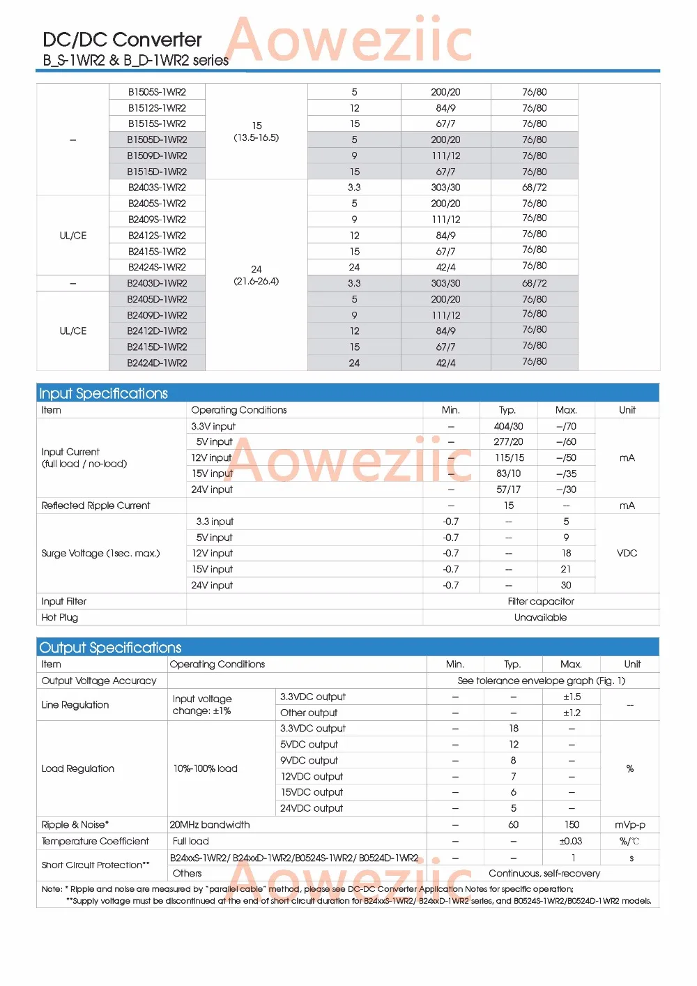 Aoweziic (1 шт.) (2 (5 (10 B0305S 1WR2 новый оригинальный SIP4 вход: 3 В Выход: 5 в 0 2 а DC 1 кв изоляция
