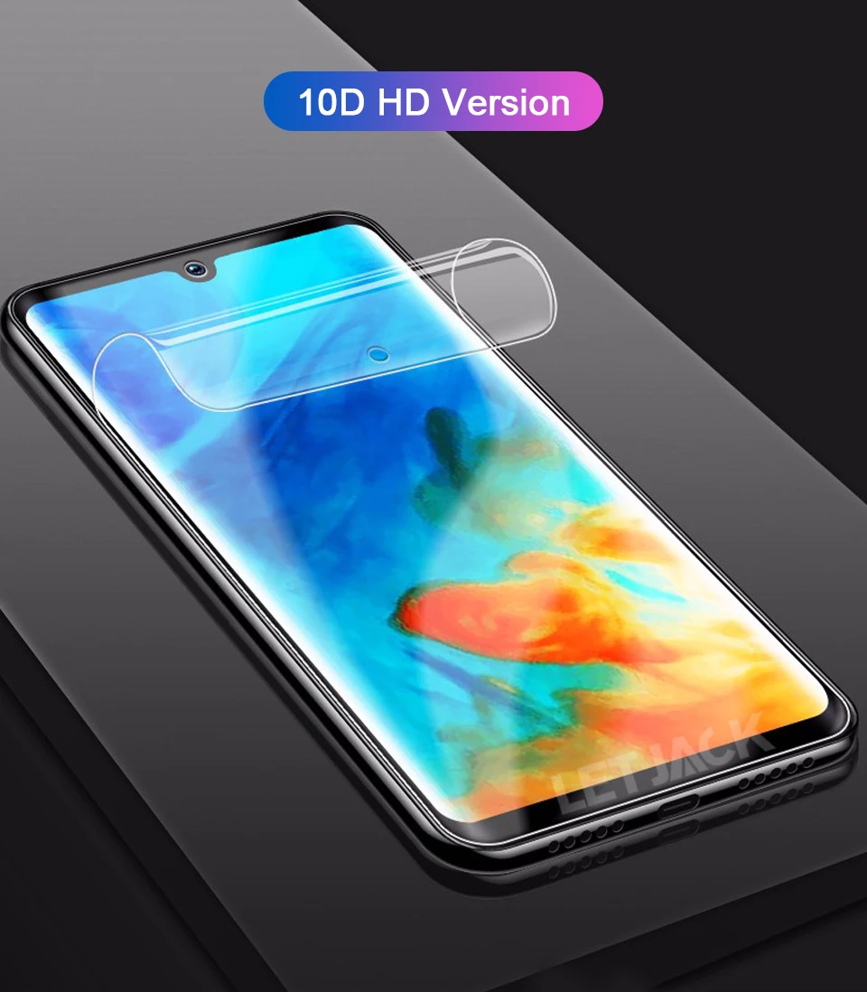 15D полностью Защитная мягкая Гидрогелевая пленка для huawei P30 Pro Lite Nova 3 3i 3e 4 4e крышка Honor V20 9i 8C 8X Max защита экрана