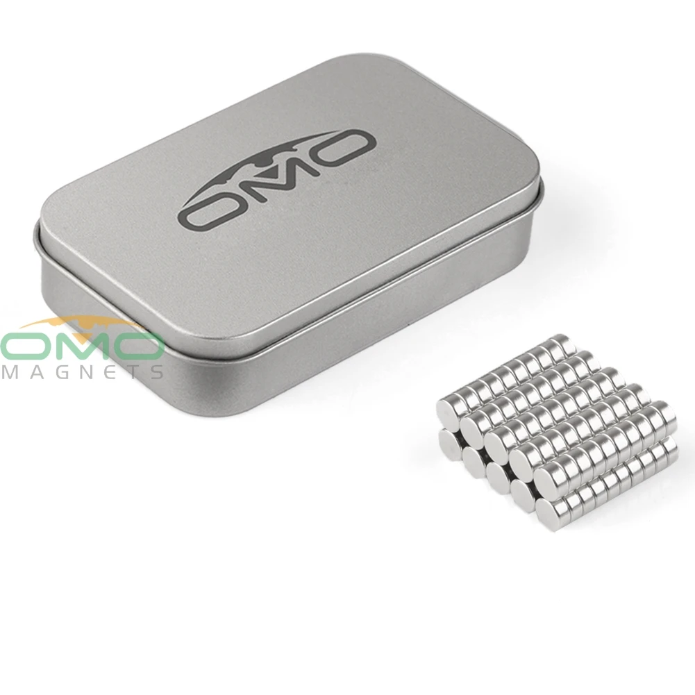 OMO Magnetics 100 шт. N35 диаметр 7 мм x 3 толстый диск редкоземельные неодимовые магниты