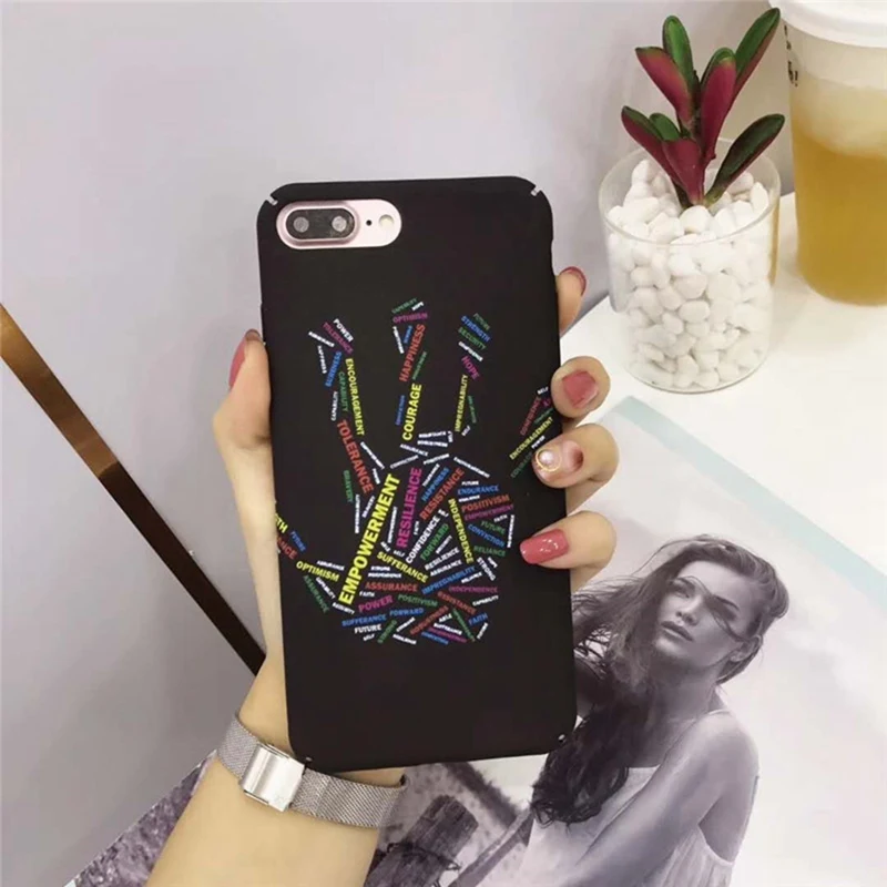 Светящийся жесткий чехол с водопастой для iphone XS Max XR 6 6S 7 8 Plus персональный матовый