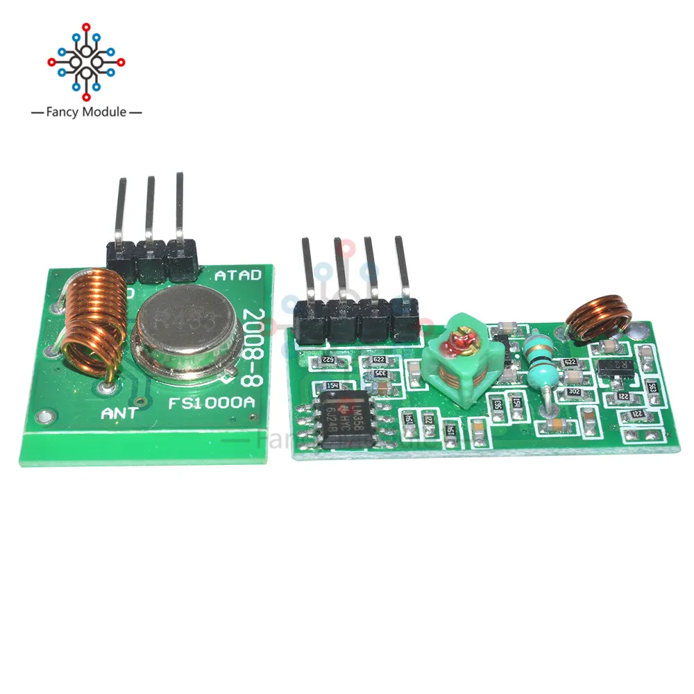 1 пара 433 мгц радиочастотный передатчик и приемник Link Kit для Arduino/ARM/MCU WL