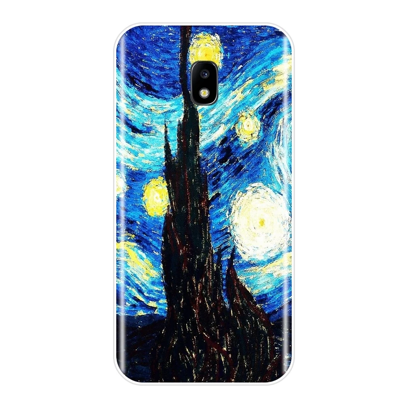 Для samsung Galaxy J4 J6 J8 плюс Чехол для телефона из силикона Ван Гог задняя крышка для samsung J3 J5 J7 J2 J5 J7 премьер-Чехол
