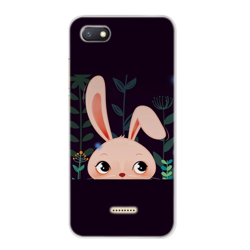 Чехол для Xiaomi Redmi Mi A1 8/Mi 8 Lite TPU силиконовый чехол с рисунком цветка из мультфильма