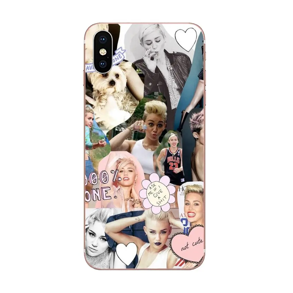 Miley Cyrus We Can T Stop Collage Protect For Samsung Galaxy Note 5 8 9 S3 S4 S5 S6 S7 S8 S9 S10 mini Edge Plus Lite | Мобильные