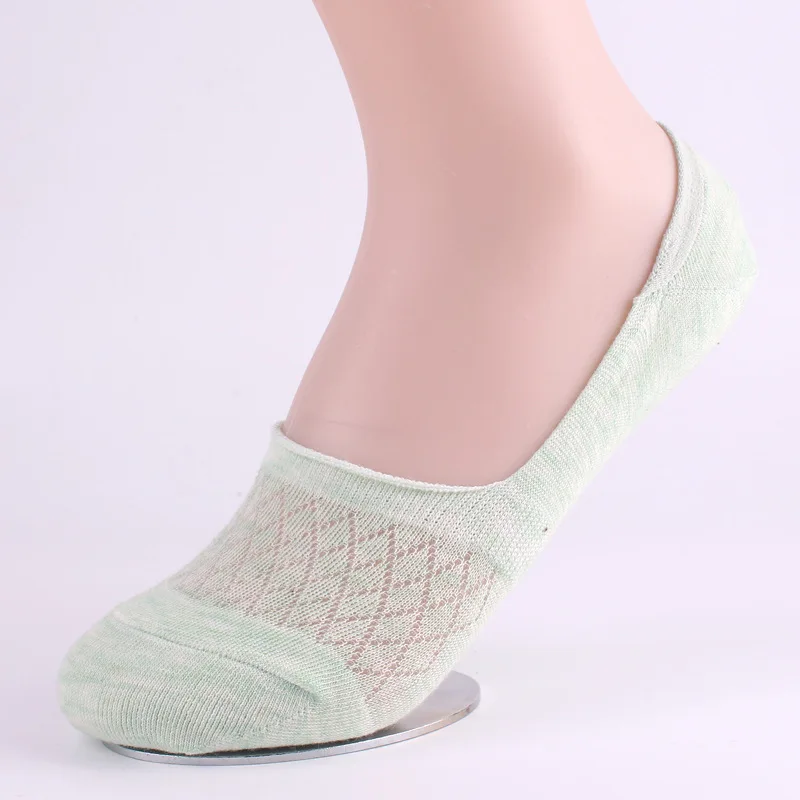 Fashion Women Cotton Antiskid Invisible Liner Socks Elastic Comfy Female Summer Spring Ankle Boat Low Cut Short | Женская одежда