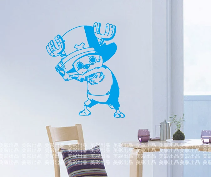 Tony Chopper ONE PIECE стикер на стену автомобиля s японские наклейки с рисунками виниловая наклейка украшение дома