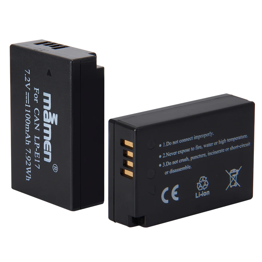 Mamen 2 шт. LP-E17 LPE17 LP E17 цифровой батарейный блок+ USB ЖК-дисплей двойной Зарядное устройство для цифровой однообъективной зеркальной камеры Canon EOS M3 M5 M6 поцелуй X8i 750D 760D T6i T6s 800D
