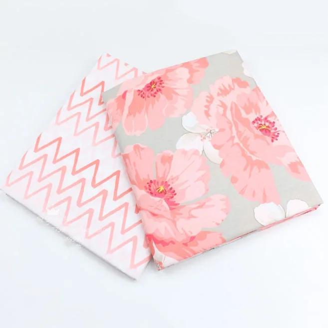 Хлопковая цветочная ткань с цветочным принтом для платья 50*235 см шитье повязка на