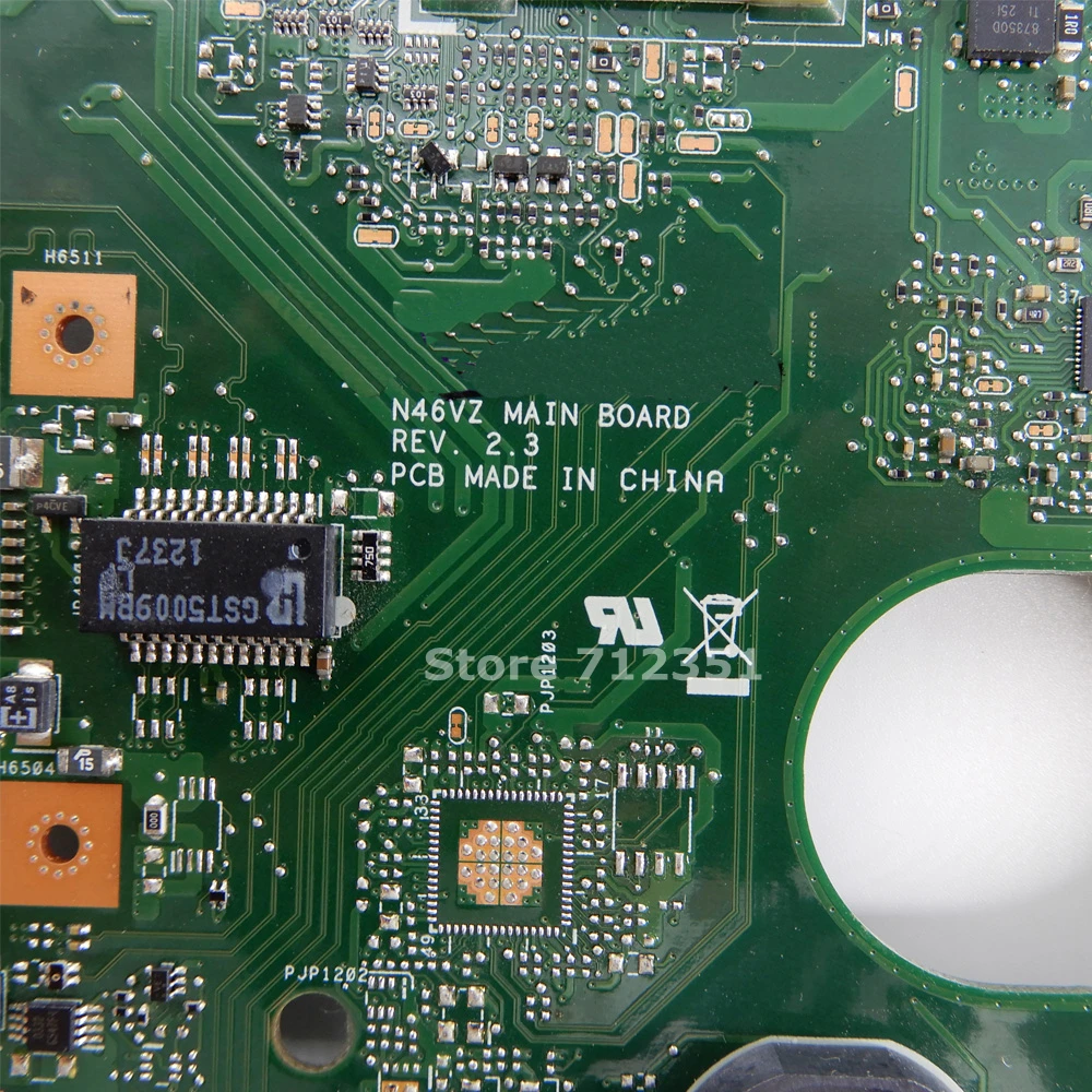 N46VJ GT635M 2G материнская плата REV 2 3 для ASUS N46V N46VM N46VZ N46VB ноутбука USB 0 100%