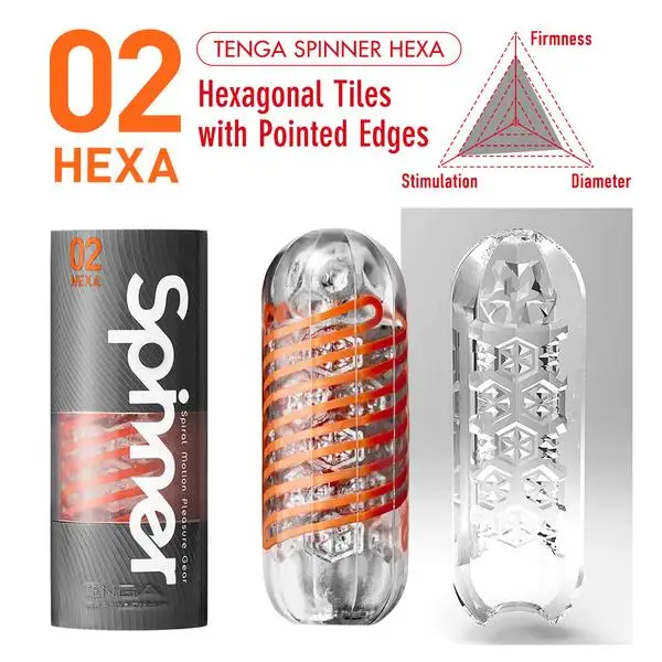 TENGA SPINNER TETRA Мужская игрушка мастурбатор киска секс игрушки для мужчин Вагина