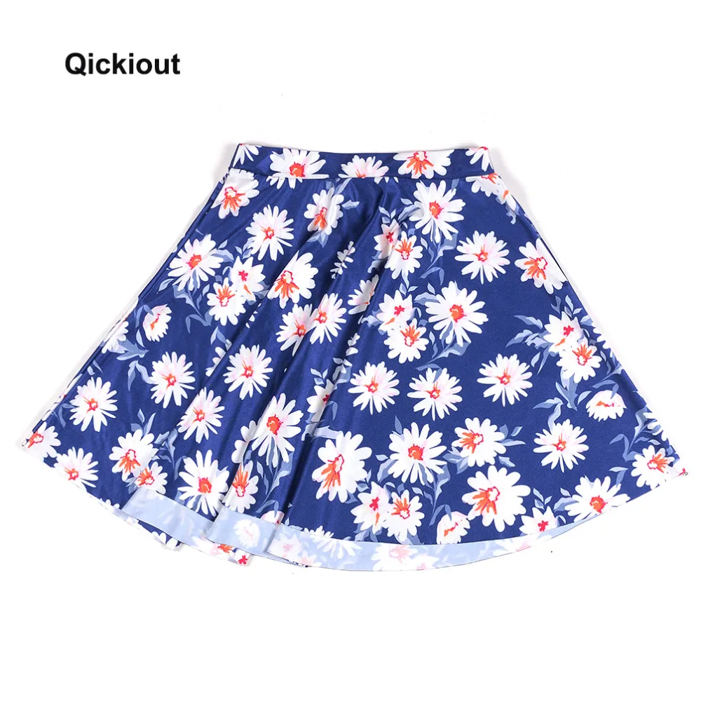 Qickitout юбки модные новые сексуальные женские цветочные маленькие ромашки